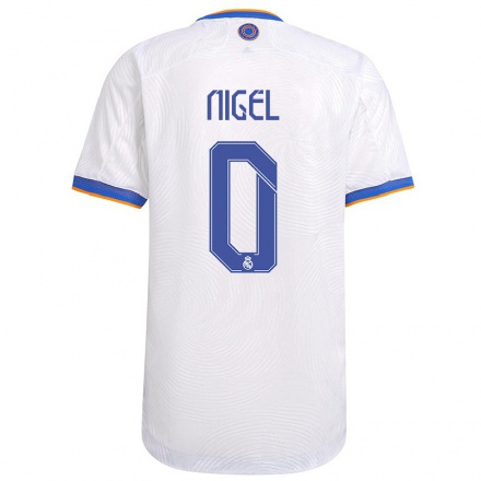 Kinder Fußball Williams-Goss Nigel #0 Weiß Heimtrikot Trikot 2021/22 T-Shirt