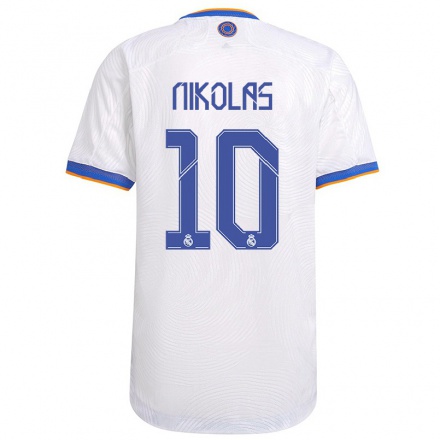 Kinder Fußball Hernandez Nikolas #10 Weiß Heimtrikot Trikot 2021/22 T-Shirt