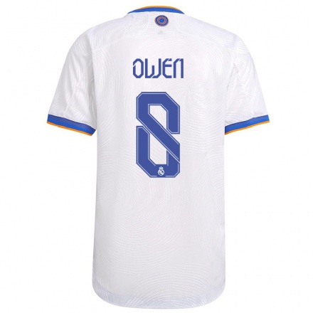 Kinder Fußball Silva-Brito Owen #8 Weiß Heimtrikot Trikot 2021/22 T-Shirt