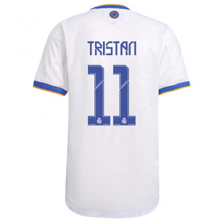 Kinder Fußball Vukcevic Tristan #11 Weiß Heimtrikot Trikot 2021/22 T-Shirt