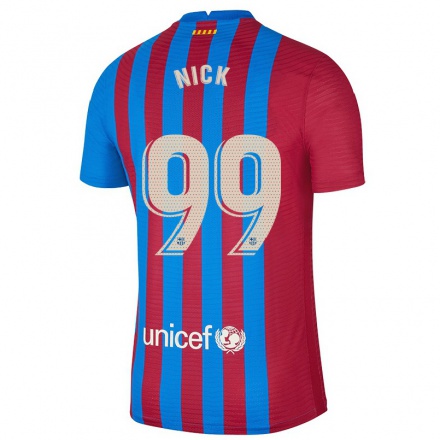 Kinder Fußball Calathes Nick #99 Kastanienbraun Heimtrikot Trikot 2021/22 T-shirt