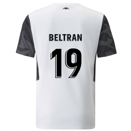 Kinder Fußball Bea Beltran #19 Weiß Heimtrikot Trikot 2021/22 T-Shirt