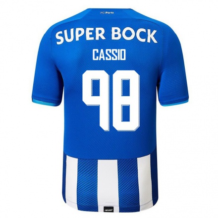 Kinder Fußball Igor Cassio #98 Königsblau Heimtrikot Trikot 2021/22 T-Shirt