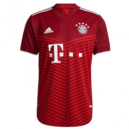 Kinder Fußball Manuel Neuer #1 Dunkelrot Heimtrikot Trikot 2021/22 T-Shirt
