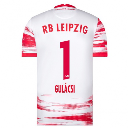 Kinder Fußball Peter Gulacsi #1 Rot-Weiss Heimtrikot Trikot 2021/22 T-Shirt