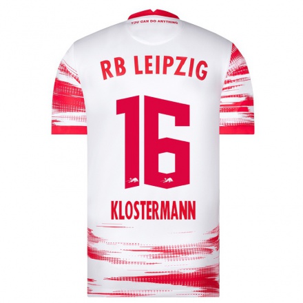 Kinder Fußball Lukas Klostermann #16 Rot-Weiss Heimtrikot Trikot 2021/22 T-Shirt