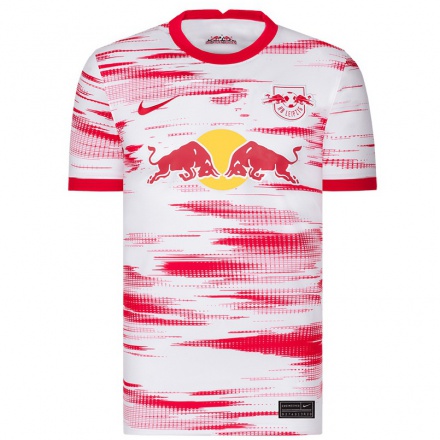 Kinder Fußball Anika Metzner #4 Rot-weiss Heimtrikot Trikot 2021/22 T-shirt