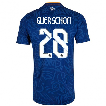 Kinder Fußball Yabusele Guerschon #28 Dunkelblau Auswärtstrikot Trikot 2021/22 T-shirt