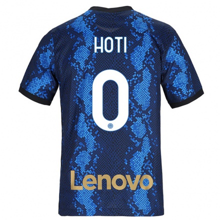Kinder Fußball Andi Hoti #0 Dunkelblau Heimtrikot Trikot 2021/22 T-Shirt