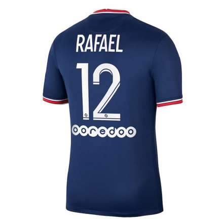 Kinder Fußball Rafinha #12 Dunkelblau Heimtrikot Trikot 2021/22 T-shirt