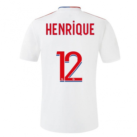 Kinder Fußball Henrique #12 Weiß Heimtrikot Trikot 2021/22 T-Shirt