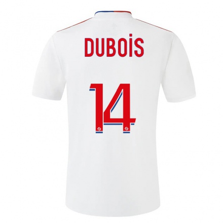 Kinder Fußball Leo Dubois #14 Weiß Heimtrikot Trikot 2021/22 T-Shirt