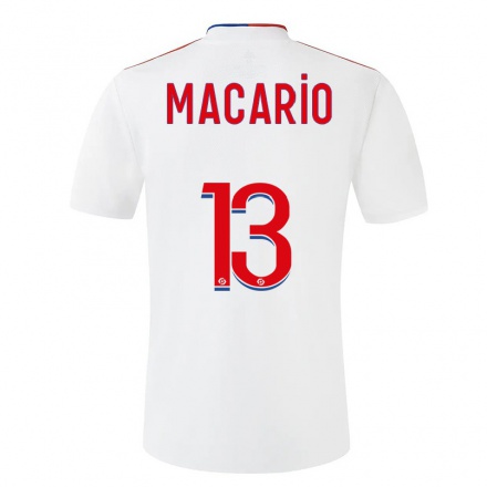 Kinder Fußball Catarina Macario #13 Weiß Heimtrikot Trikot 2021/22 T-shirt