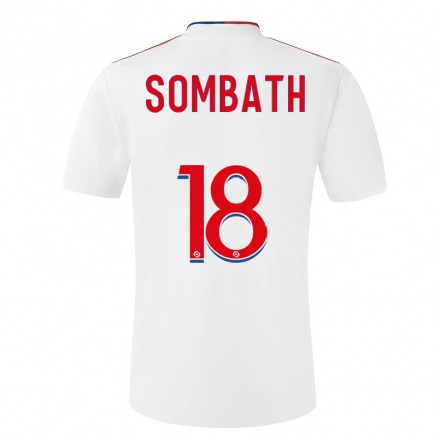 Kinder Fußball Alice Sombath #18 Weiß Heimtrikot Trikot 2021/22 T-Shirt