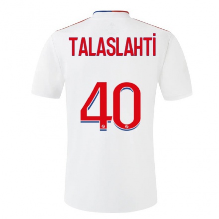 Kinder Fußball Katriina Talaslahti #40 Weiß Heimtrikot Trikot 2021/22 T-Shirt