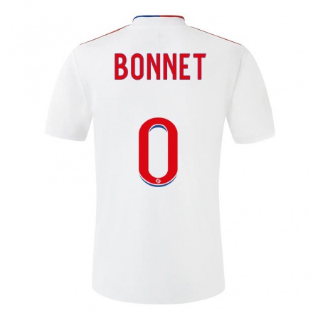 Kinder Fußball Noam Bonnet #0 Weiß Heimtrikot Trikot 2021/22 T-Shirt