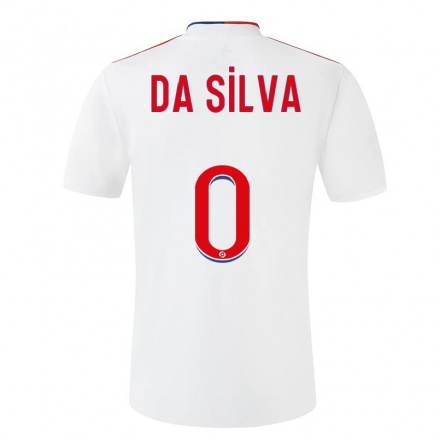 Kinder Fußball Florent da Silva #0 Weiß Heimtrikot Trikot 2021/22 T-Shirt