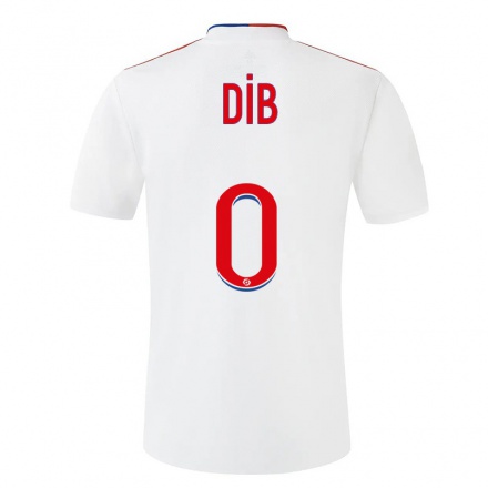 Kinder Fußball Djibrail Dib #0 Weiß Heimtrikot Trikot 2021/22 T-Shirt