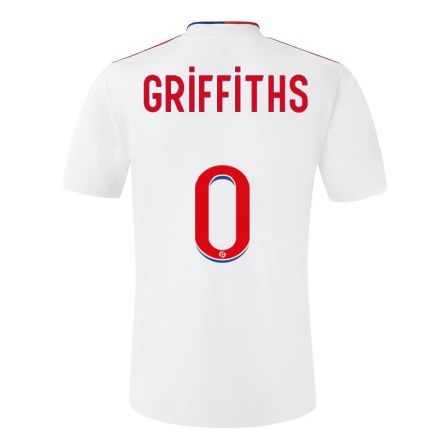 Kinder Fußball Reo Griffiths #0 Weiß Heimtrikot Trikot 2021/22 T-shirt