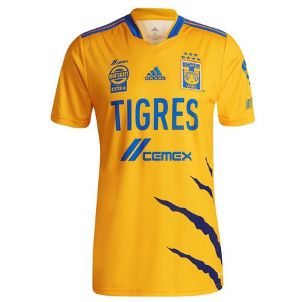 Kinder Fußball Juan Vigon #6 Gelb Heimtrikot Trikot 2021/22 T-shirt