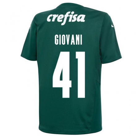 Kinder Fußball Giovani #41 Dunkelgrün Heimtrikot Trikot 2021/22 T-shirt