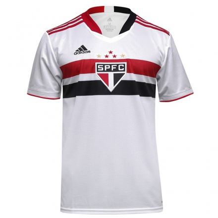Kinder Fußball Marquinhos Calazans #0 Weiß Heimtrikot Trikot 2021/22 T-shirt