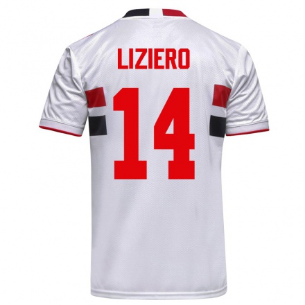 Kinder Fußball Liziero #14 Weiß Heimtrikot Trikot 2021/22 T-shirt