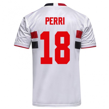Kinder Fußball Lucas Perri #18 Weiß Heimtrikot Trikot 2021/22 T-Shirt