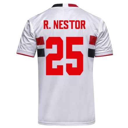 Kinder Fußball Rodrigo Nestor #25 Weiß Heimtrikot Trikot 2021/22 T-Shirt