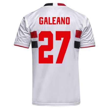 Kinder Fußball Antonio Galeano #27 Weiß Heimtrikot Trikot 2021/22 T-Shirt