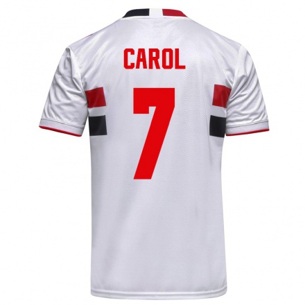 Kinder Fußball Carol #7 Weiß Heimtrikot Trikot 2021/22 T-Shirt