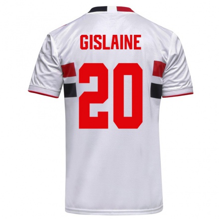 Kinder Fußball Gislaine #20 Weiß Heimtrikot Trikot 2021/22 T-shirt