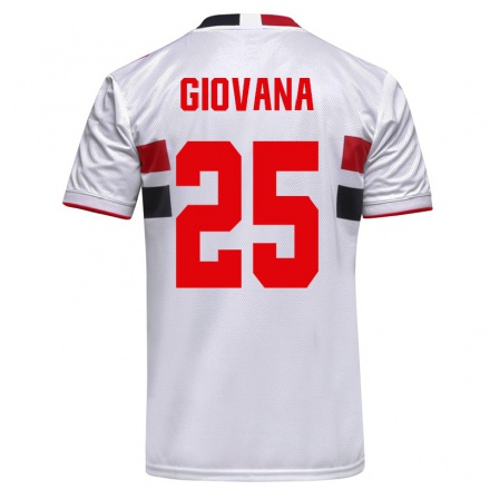 Kinder Fußball Giovana #25 Weiß Heimtrikot Trikot 2021/22 T-shirt