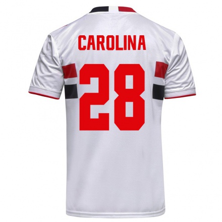 Kinder Fußball Ana Carolina #28 Weiß Heimtrikot Trikot 2021/22 T-shirt