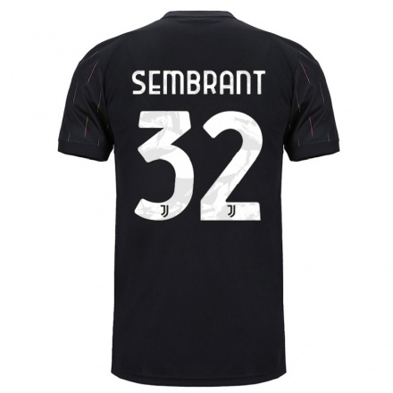 Kinder Fußball Linda Sembrant #32 Schwarz Auswärtstrikot Trikot 2021/22 T-shirt
