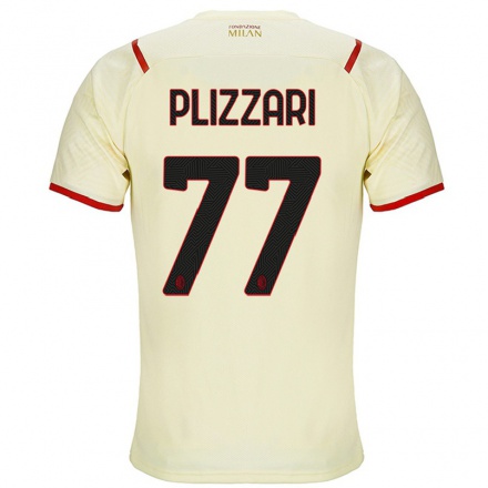 Kinder Fußball Alessandro Plizzari #77 Sekt Auswärtstrikot Trikot 2021/22 T-shirt