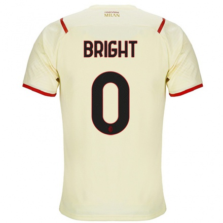 Kinder Fußball Kevin Bright #0 Sekt Auswärtstrikot Trikot 2021/22 T-shirt