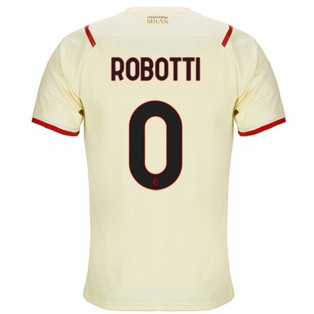 Kinder Fußball Giovanni Robotti #0 Sekt Auswärtstrikot Trikot 2021/22 T-Shirt