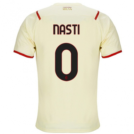 Kinder Fußball Marco Nasti #0 Sekt Auswärtstrikot Trikot 2021/22 T-Shirt