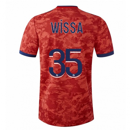 Kinder Fußball Eli Wissa #35 Orange Auswärtstrikot Trikot 2021/22 T-Shirt