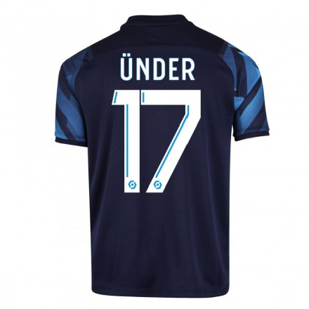 Kinder Fußball Cengiz Under #17 Dunkelblau Auswärtstrikot Trikot 2021/22 T-Shirt