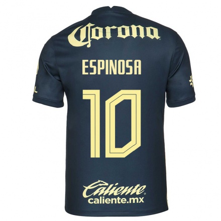 Kinder Fußball Daniela Espinosa #10 Navy Blau Auswärtstrikot Trikot 2021/22 T-Shirt