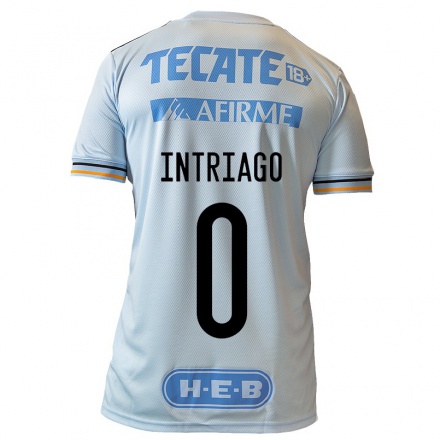 Kinder Fußball Jefferson Intriago #0 Hellblau Auswärtstrikot Trikot 2021/22 T-Shirt