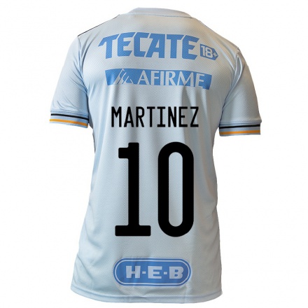 Kinder Fußball Katty Martinez #10 Hellblau Auswärtstrikot Trikot 2021/22 T-Shirt