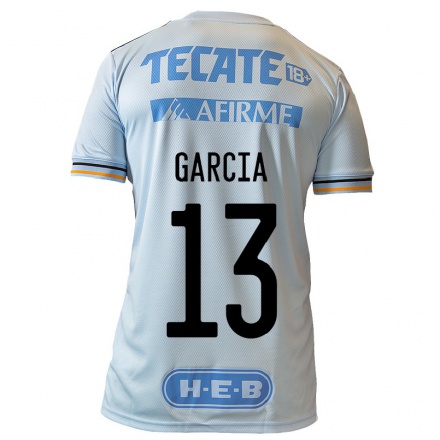 Kinder Fußball Miriam Garcia #13 Hellblau Auswärtstrikot Trikot 2021/22 T-Shirt