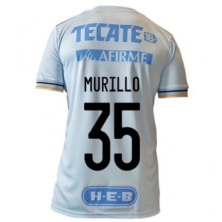 Kinder Fußball Angelica Murillo #35 Hellblau Auswärtstrikot Trikot 2021/22 T-Shirt