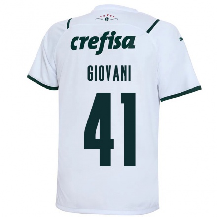 Kinder Fußball Giovani #41 Weiß Auswärtstrikot Trikot 2021/22 T-Shirt
