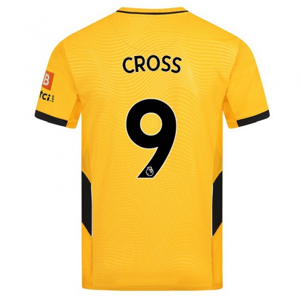 Kinder Fußball Jade Cross #9 Gelb Heimtrikot Trikot 2021/22 T-Shirt