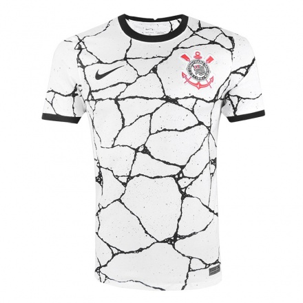 Kinder Fußball Caique Franca #1 Weiß Heimtrikot Trikot 2021/22 T-shirt