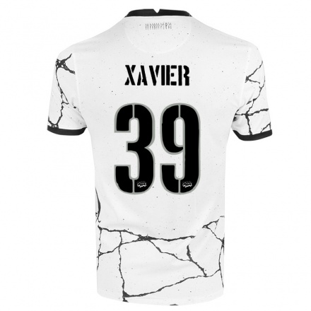 Kinder Fußball Xavier #39 Weiß Heimtrikot Trikot 2021/22 T-shirt